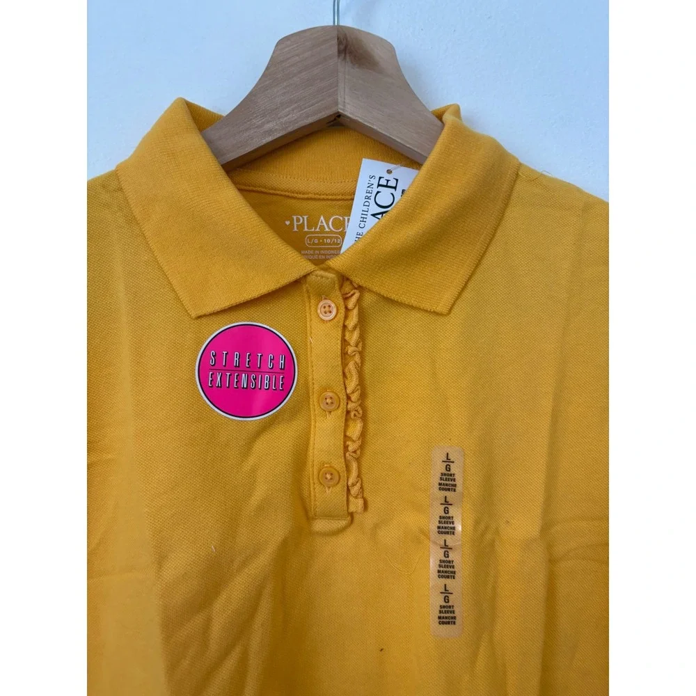 The Children's Place Girls' Polo‎ – Yellow – Large – NWT